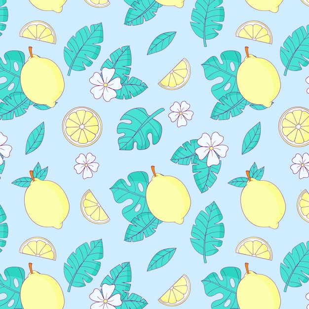 Free Vector hand drawn pastel summer pattern design