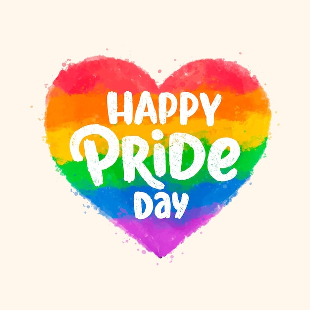 Free Vector hand drawn pride day illustration