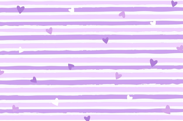 Hand drawn purple striped background