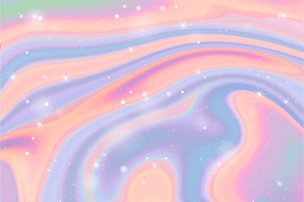 Free vector hand drawn rainbow glitter background