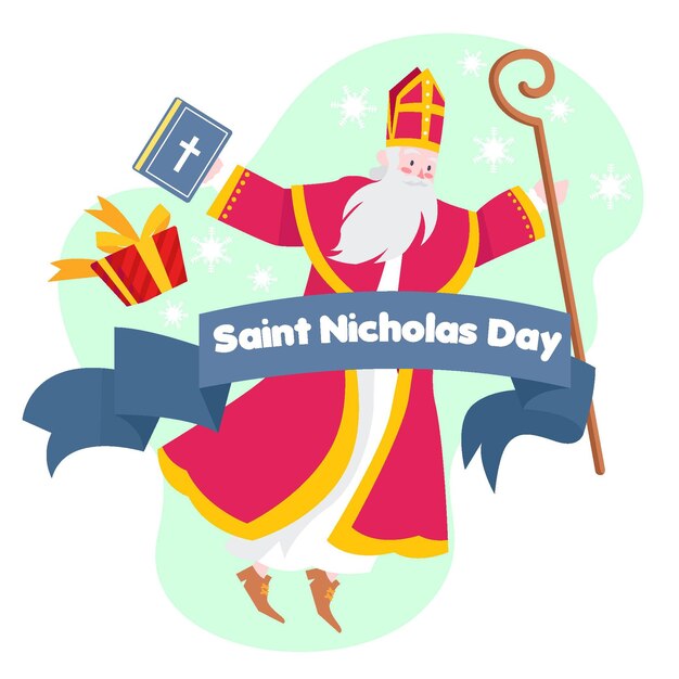 Hand drawn saint nicholas day