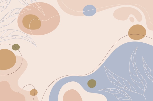 Hand drawn soft earth tones background