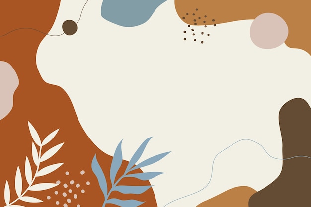 Free Vector hand drawn soft earth tones background