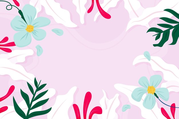 Hand drawn spring background