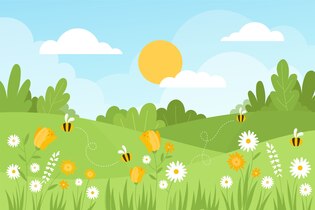 Spring illustrations