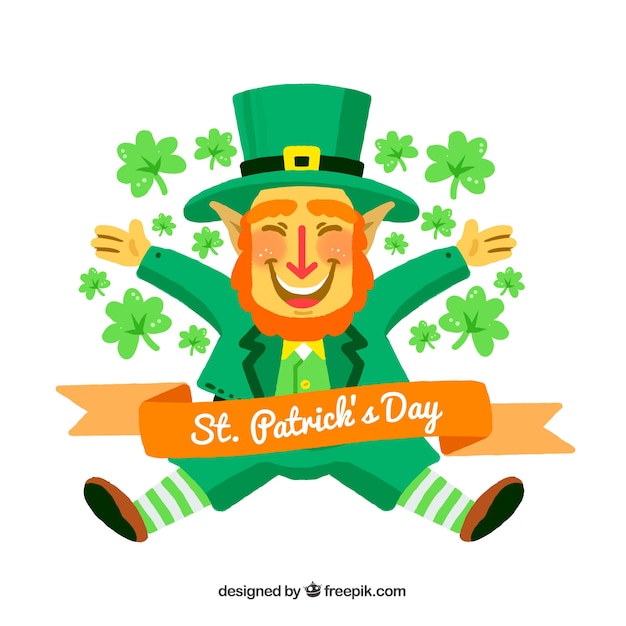 Free Vector hand drawn st. patrick's day background