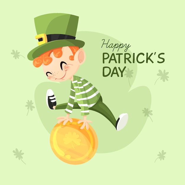 Hand drawn st patricks day concept