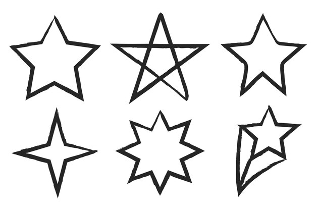 Hand Drawn Stars