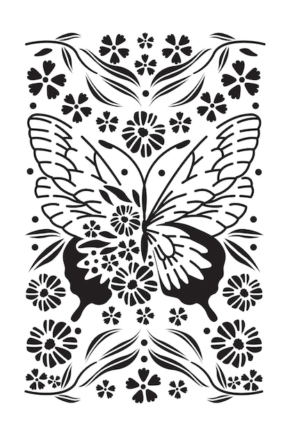 Free vector hand drawn stencil element collection