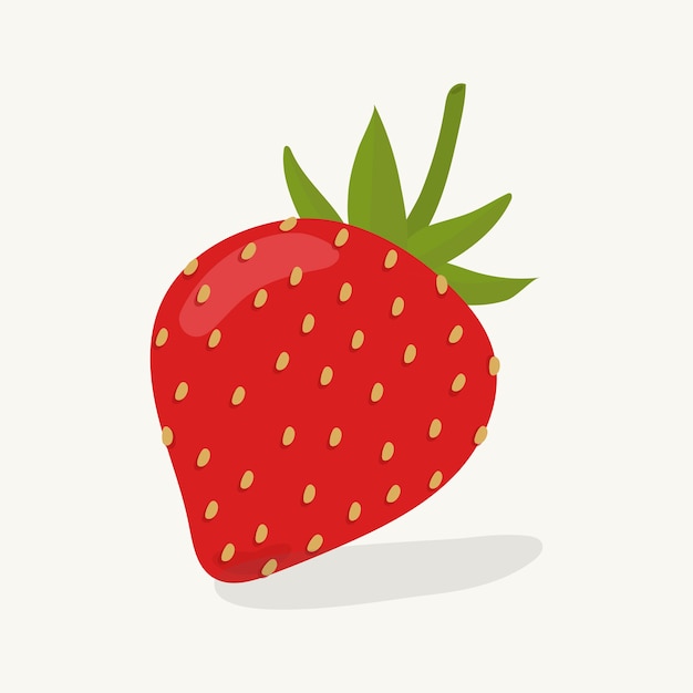 Free Vector hand drawn strawberry fruit illustration