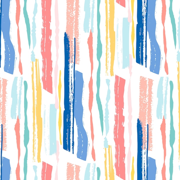 Hand drawn stripes pattern design