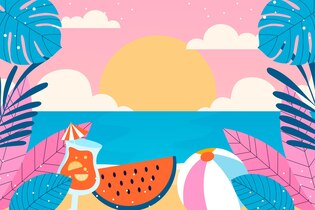 Summer illustrations