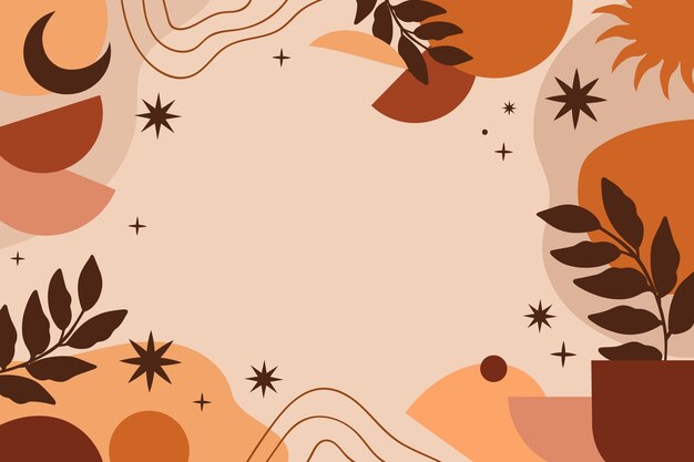 Hand drawn terracotta background