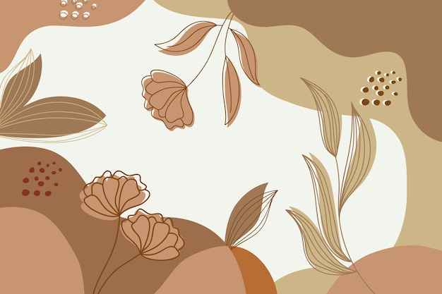 Hand drawn terracotta background