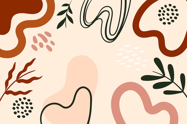 Free Vector hand drawn terracotta background