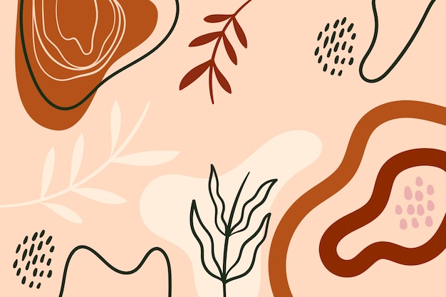 Hand drawn terracotta background