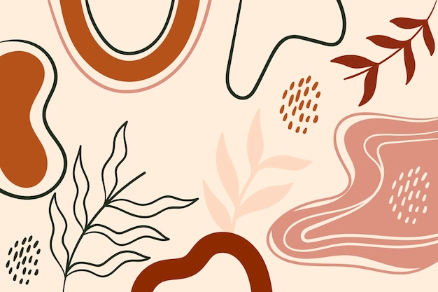 Hand drawn terracotta background