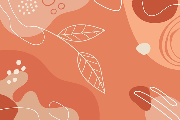 Hand drawn terracotta background