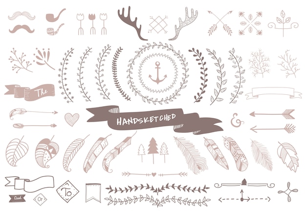 Free Vector hand drawn travel design