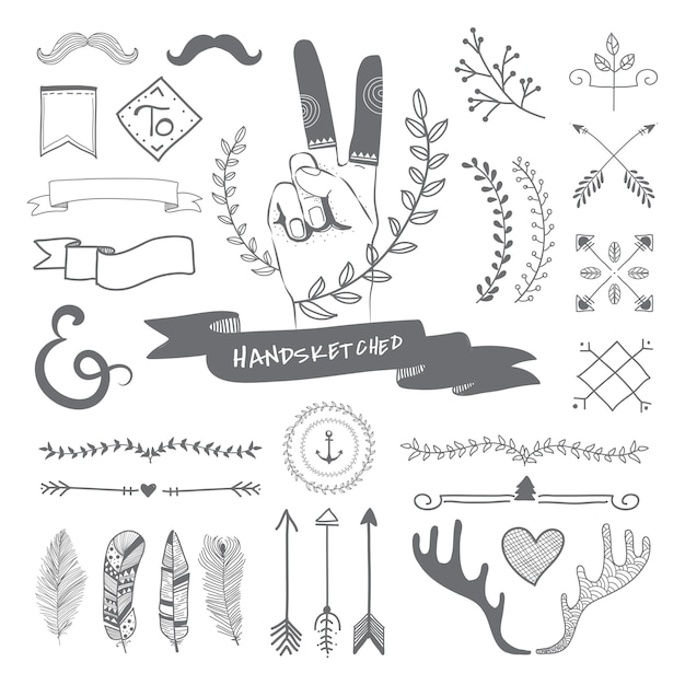 Free Vector hand drawn travel design