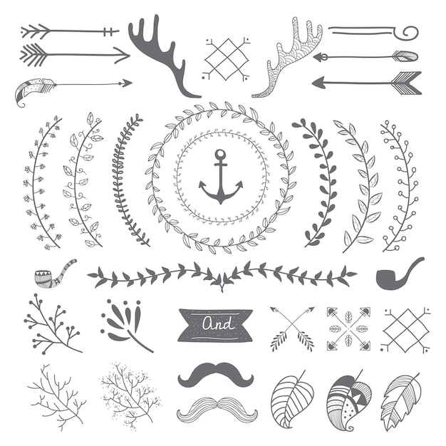 Free vector hand drawn travel design