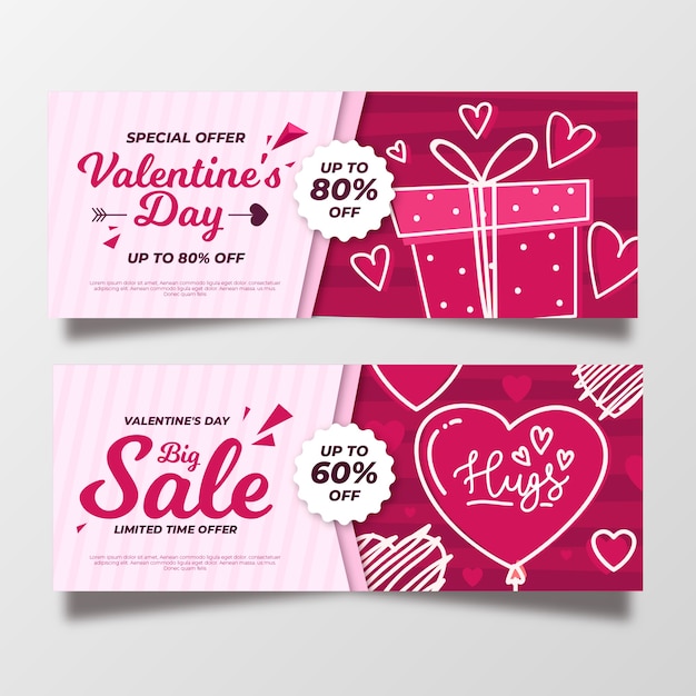 Hand drawn valentine's day sale