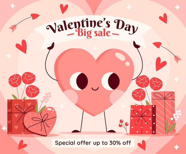 Hand drawn valentine's day sale