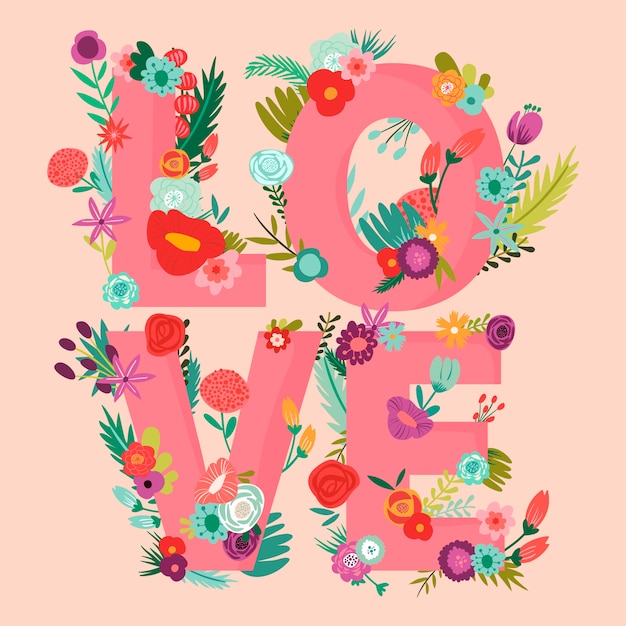 Free Vector hand drawn valentines day background