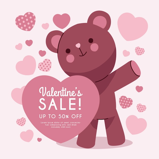 Hand drawn valentines day sale