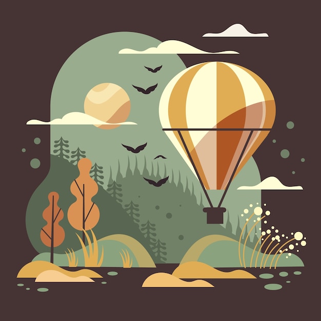 Free Vector hand drawn a/w colours illustration