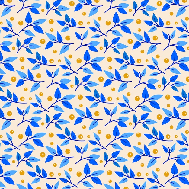 Free Vector hand drawn a/w colours pattern design