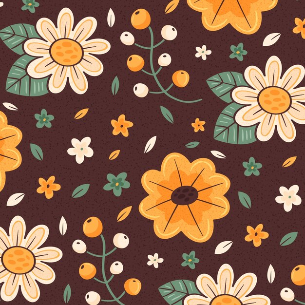 Hand drawn a/w pattern illustration design