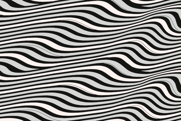 Hand drawn wavy pattern design