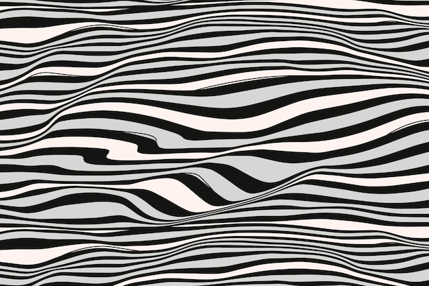 Hand drawn wavy pattern design