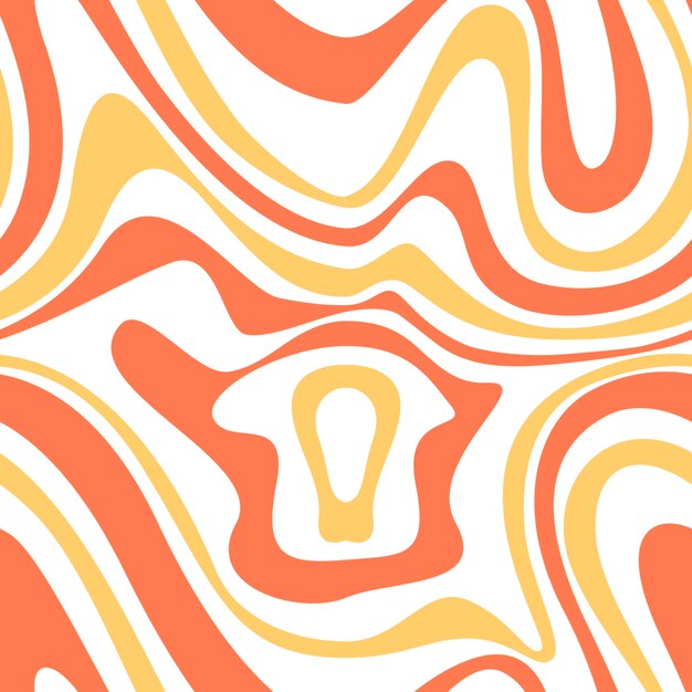 Hand drawn wavy pattern design