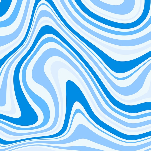 Hand drawn wavy pattern design