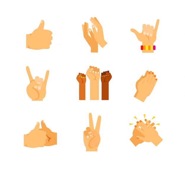 Hand gestures collection