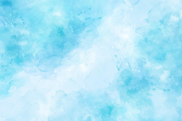 Hand painted abstract blue wallpaper in watercolor