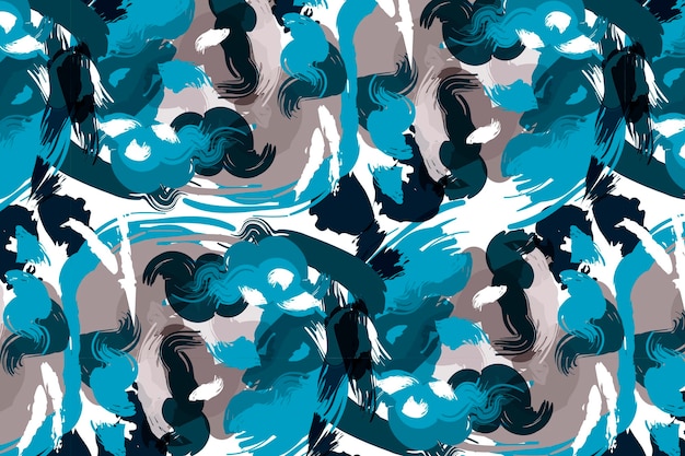 Hand painted abstract painting pattern design