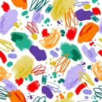 Free vector hand painted abstract painting pattern