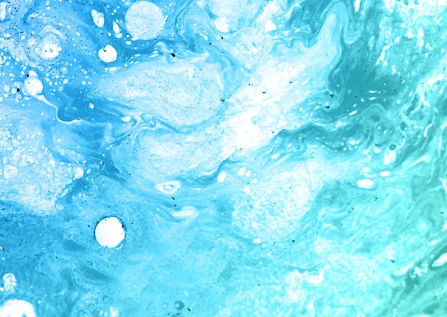 Free Vector hand painted decorative ocean themed fluid art design