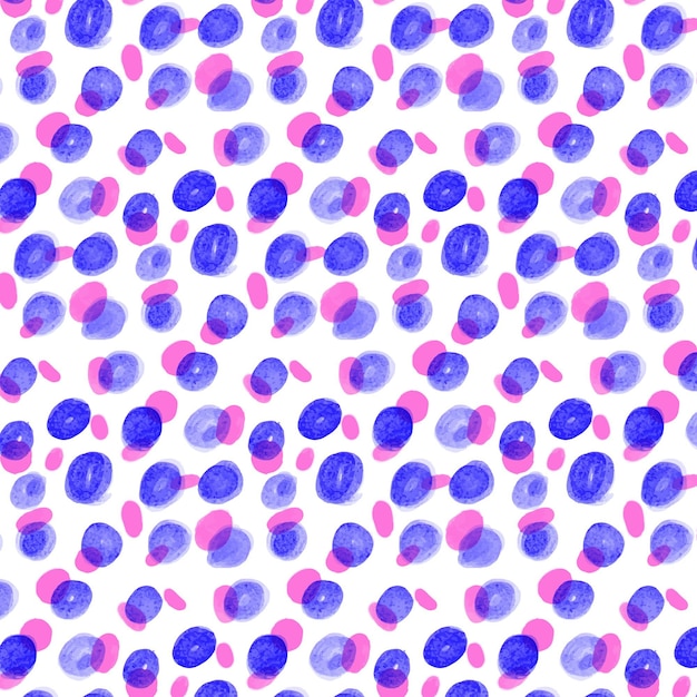 Hand painted dotty pattern