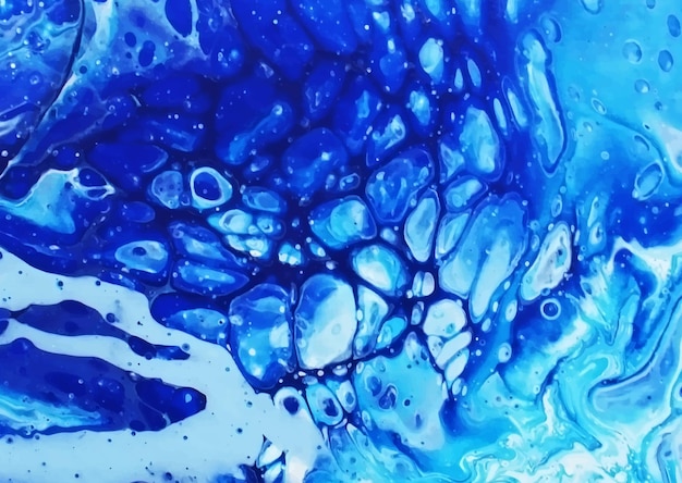 Free Vector hand painted fluid art background