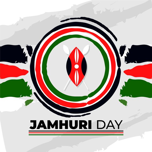 Hand painted jamhuri day celebration