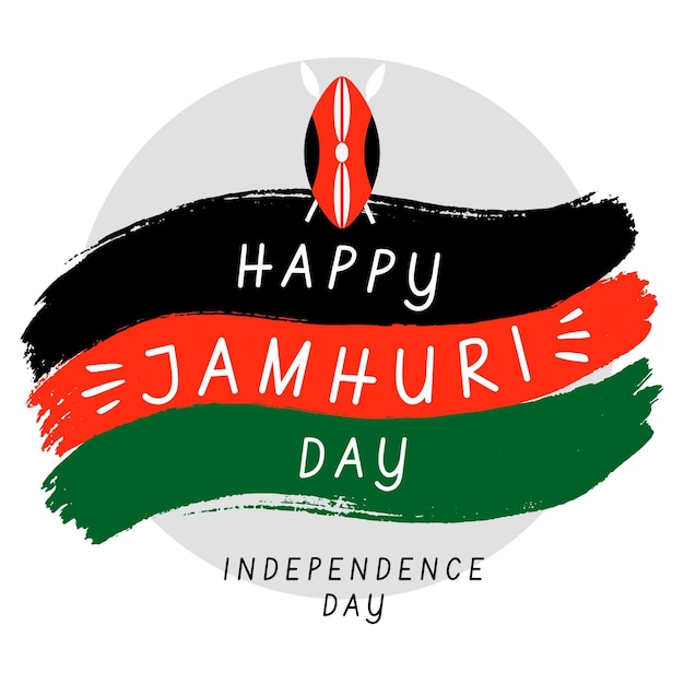 Hand painted jamhuri day