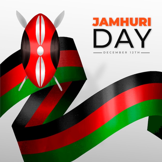 Free Vector hand painted jamhuri day