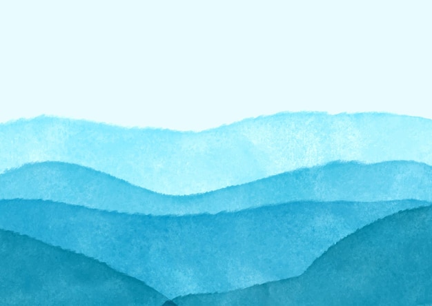 Free Vector hand painted minimal watercolour abstract landscape background