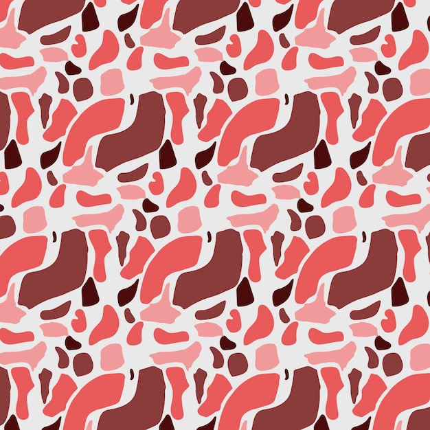 Free Vector hand painted monochromatic terrazzo pattern