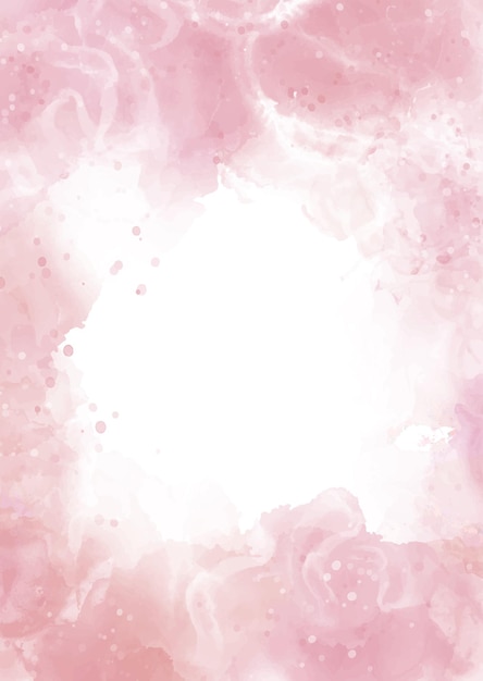 Free Vector hand painted pastel pink alcohol ink background