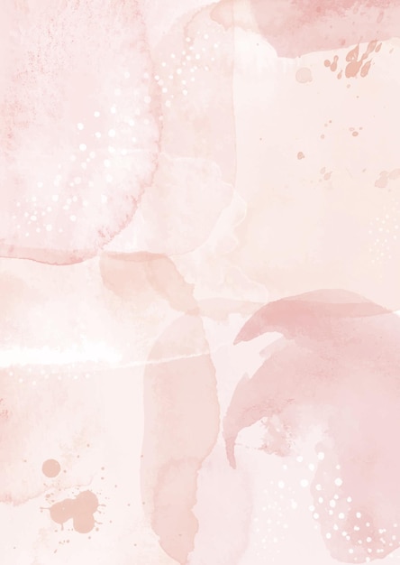 Free Vector hand painted pastel pink watercolour background